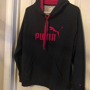 EUC XL Womens Puma Drawstring Hoodie